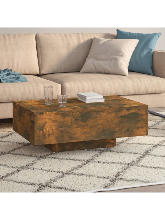 Konferenční stolek kouřový dub 85 x 55 x 31 cm kompozitní dřevo