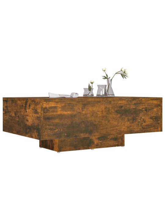 Konferenční stolek kouřový dub 85 x 55 x 31 cm kompozitní dřevo