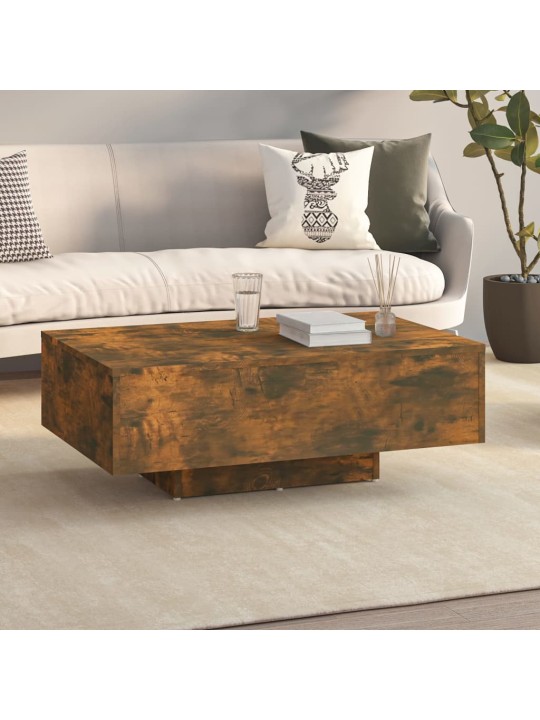 Konferenční stolek kouřový dub 85 x 55 x 31 cm kompozitní dřevo