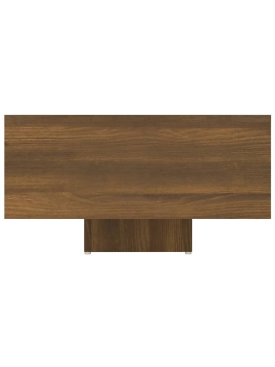 Konferenční stolek hnědý dub 85 x 55 x 31 cm kompozitní dřevo