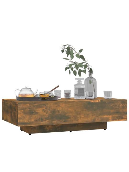Konferenční stolek kouřový dub 100x49,5x31 cm kompozitní dřevo