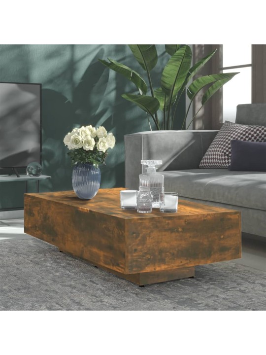 Konferenční stolek kouřový dub 100x49,5x31 cm kompozitní dřevo