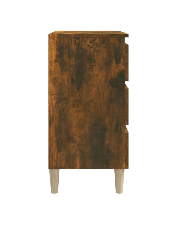 Příborník kouřový dub 60 x 35 x 69 cm kompozitní dřevo