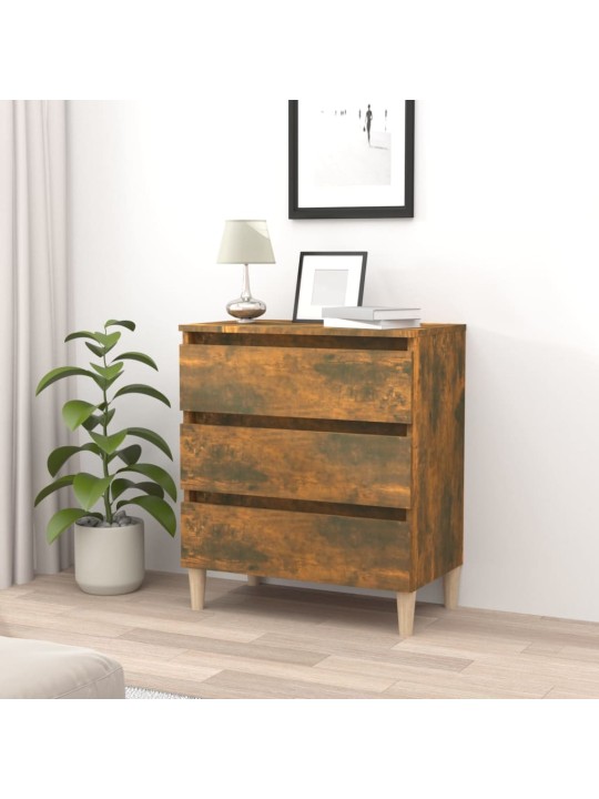 Příborník kouřový dub 60 x 35 x 69 cm kompozitní dřevo