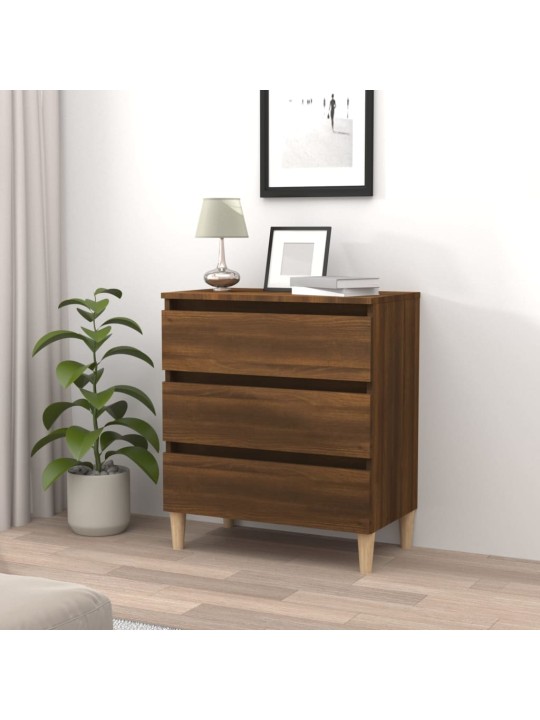 Příborník hnědý dub 60 x 35 x 69 cm kompozitní dřevo