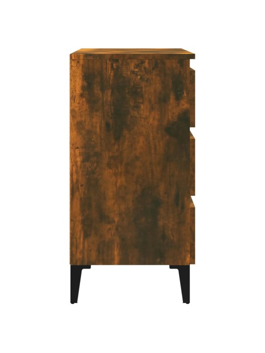 Příborník kouřový dub 60 x 35 x 69 cm kompozitní dřevo