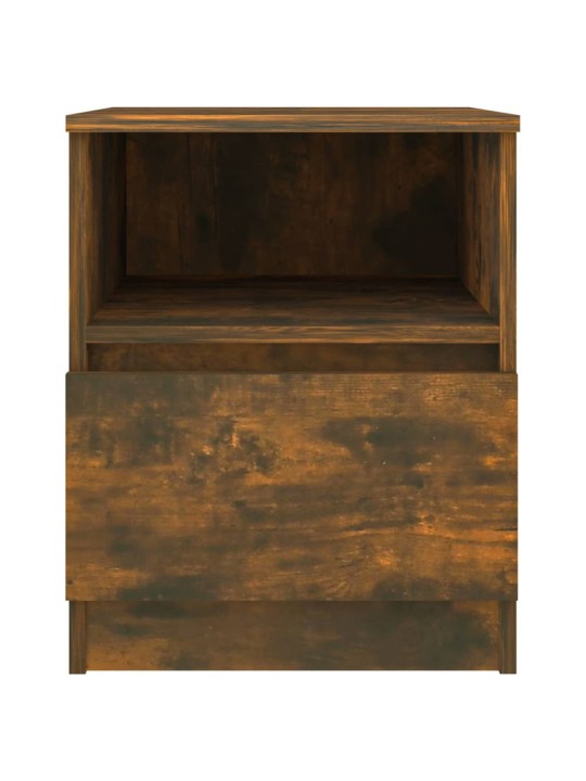 Noční stolky 2 ks kouřový dub 40 x 40 x 50 cm kompozitní dřevo