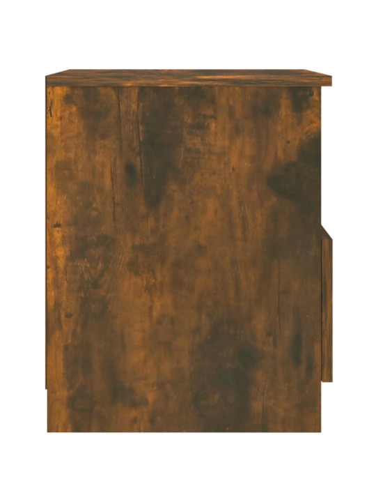 Noční stolky 2 ks kouřový dub 40 x 40 x 50 cm kompozitní dřevo
