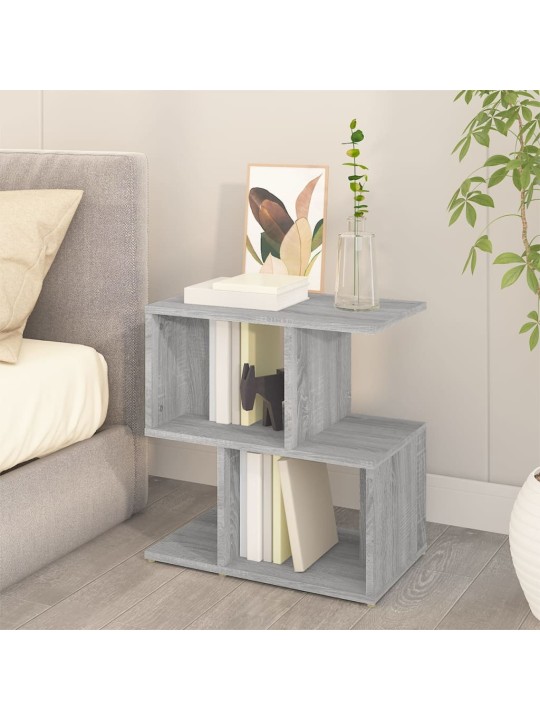 Noční stolky 2 ks šedé sonoma 50x30x51,5 cm kompozitní dřevo