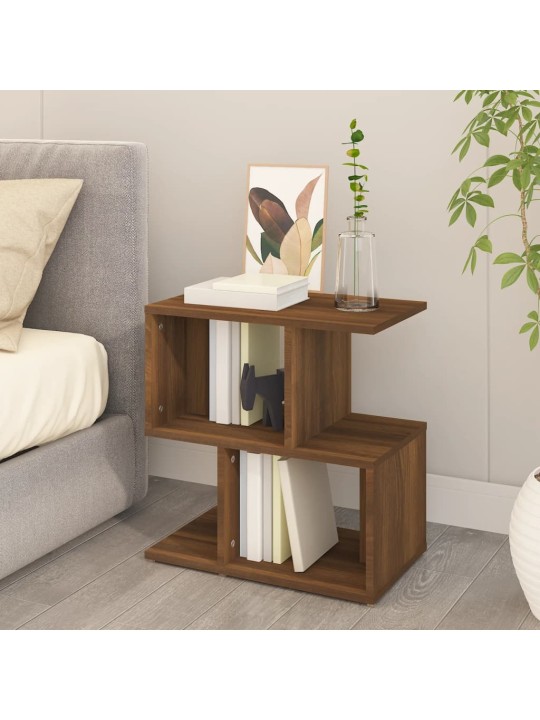 Noční stolky 2 ks hnědý dub 50x30x51,5 cm kompozitní dřevo