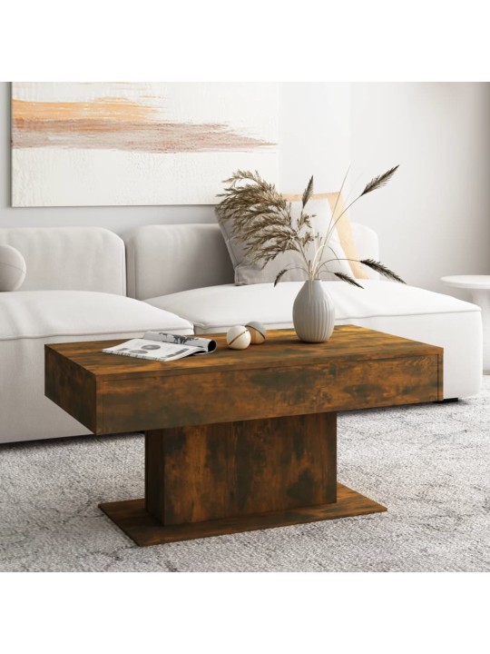 Konferenční stolek kouřový dub 96 x 50 x 45 cm kompozitní dřevo