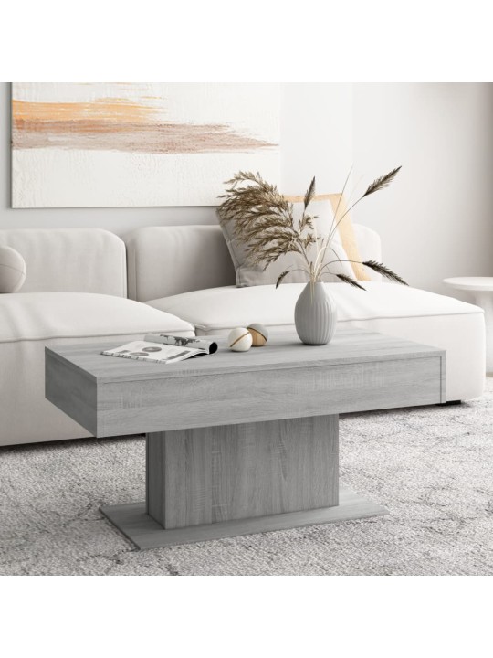 Konferenční stolek šedý sonoma 96 x 50 x 45 cm kompozitní dřevo