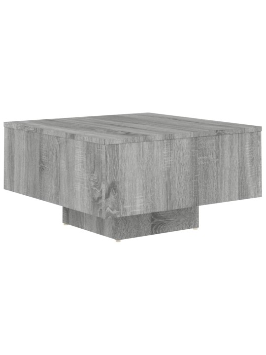 Konferenční stolek šedý sonoma 60x60x31,5 cm kompozitní dřevo