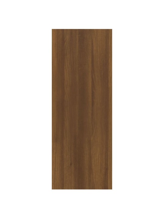 Konzolový stolek hnědý dub 78 x 30 x 80 cm kompozitní dřevo