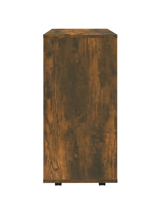 Skříňka na kolečkách kouřový dub 60x35x75 cm kompozitní dřevo
