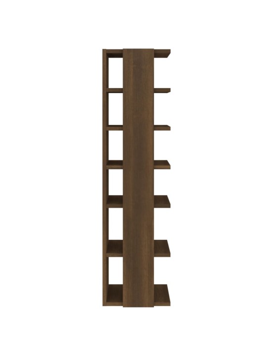Botníky 2 ks hnědý dub 27,5x27x102 cm kompozitní dřevo