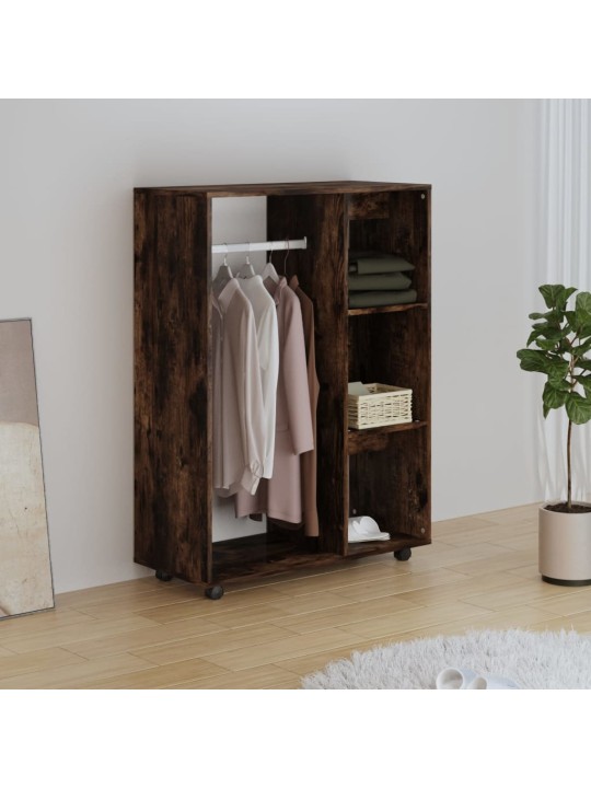 Šatní skříň kouřový dub 80 x 40 x 110 cm kompozitní dřevo