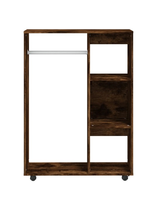 Šatní skříň kouřový dub 80 x 40 x 110 cm kompozitní dřevo