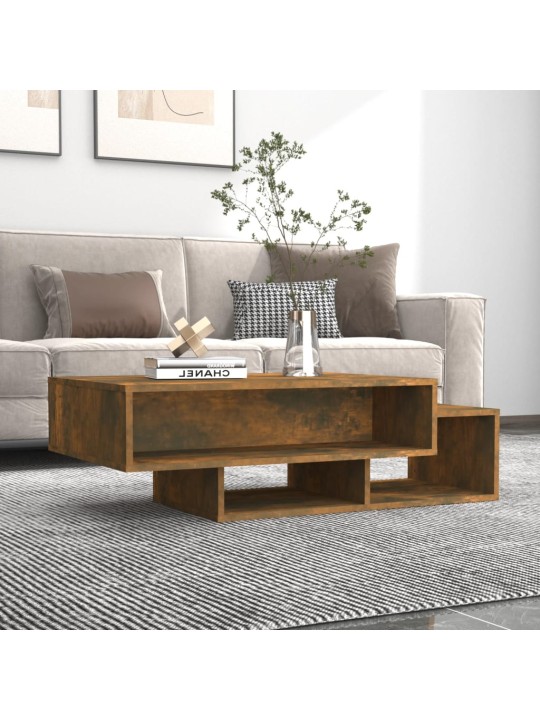 Konferenční stolek kouřový dub 105x55x32 cm kompozitní dřevo