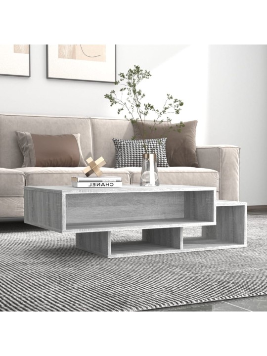 Konferenční stolek šedý sonoma 105x55x32 cm kompozitní dřevo