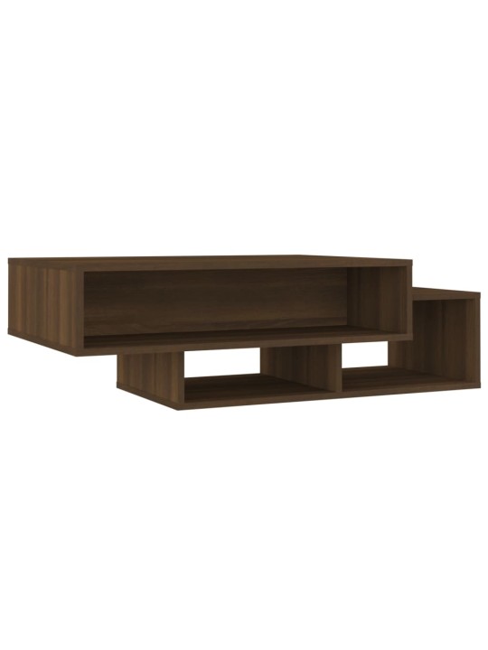Konferenční stolek hnědý dub 105 x 55 x 32 cm kompozitní dřevo