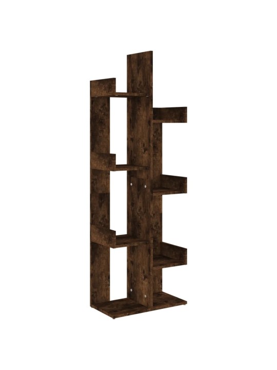 Knihovna 48 x 25,5 x 140 cm kouřový dub kompozitní dřevo