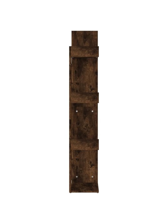 Knihovna 48 x 25,5 x 140 cm kouřový dub kompozitní dřevo