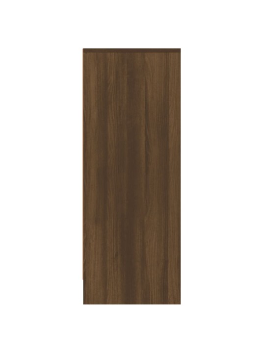 Botník hnědý dub 60 x 35 x 92 cm kompozitní dřevo