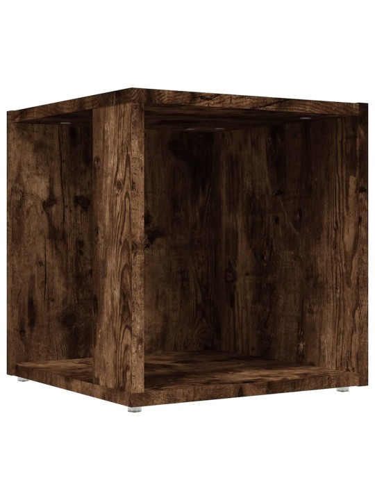 Odkládací stolek kouřový dub 33 x 33 x 34,5 cm kompozitní dřevo