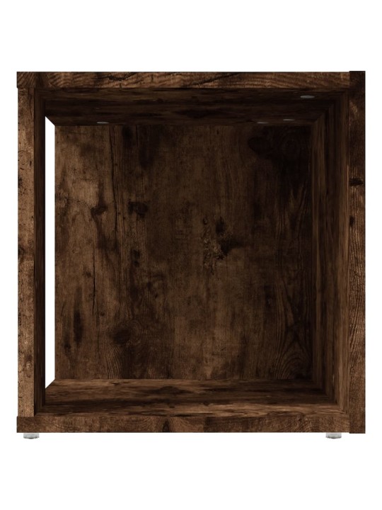 Odkládací stolek kouřový dub 33 x 33 x 34,5 cm kompozitní dřevo