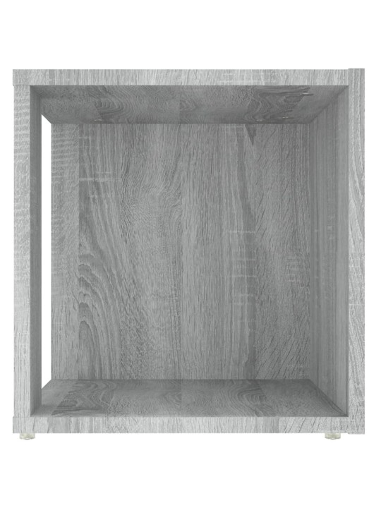 Odkládací stolek šedý sonoma 33 x 33 x 34,5 cm kompozitní dřevo
