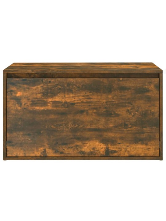 Lavice do předsíně 80 x 40 x 45 cm kouřový dub kompozitní dřevo
