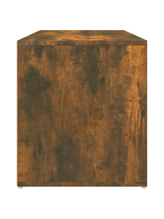 Lavice do předsíně 80 x 40 x 45 cm kouřový dub kompozitní dřevo