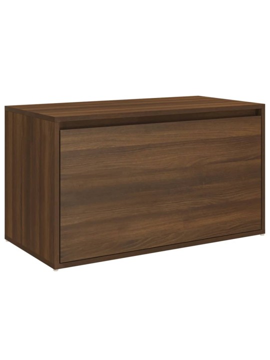 Lavice do předsíně 80 x 40 x 45 cm hnědý dub kompozitní dřevo