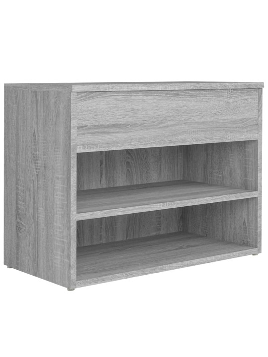 Lavice s botníkem šedá sonoma 60 x 30 x 45 cm kompozitní dřevo