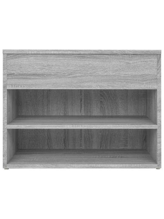Lavice s botníkem šedá sonoma 60 x 30 x 45 cm kompozitní dřevo