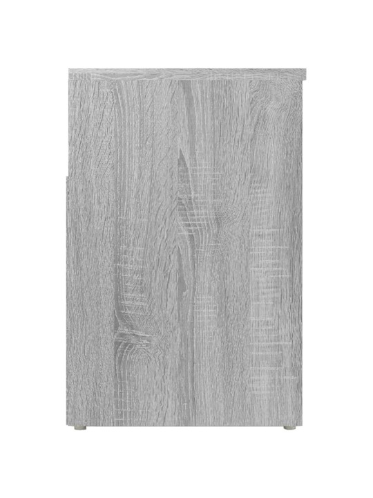 Lavice s botníkem šedá sonoma 60 x 30 x 45 cm kompozitní dřevo