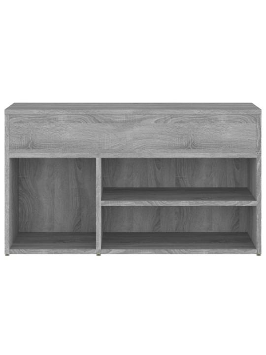 Lavice s botníkem šedá sonoma 80 x 30 x 45 cm kompozitní dřevo