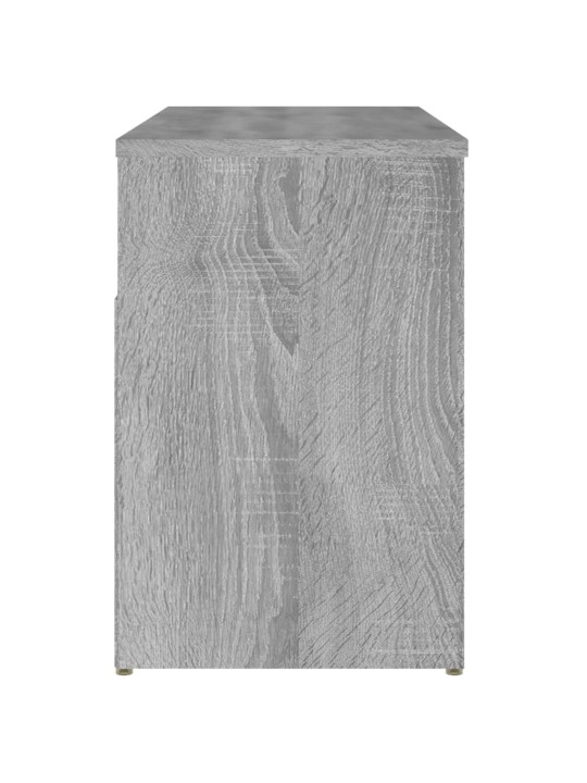 Lavice s botníkem šedá sonoma 80 x 30 x 45 cm kompozitní dřevo