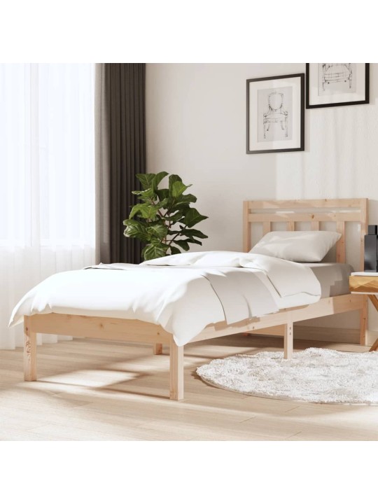 Rám postele 75 x 190 cm Small Single masivní dřevo