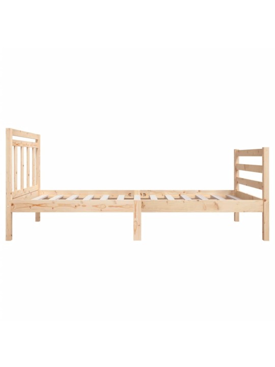 Rám postele 75 x 190 cm Small Single masivní dřevo