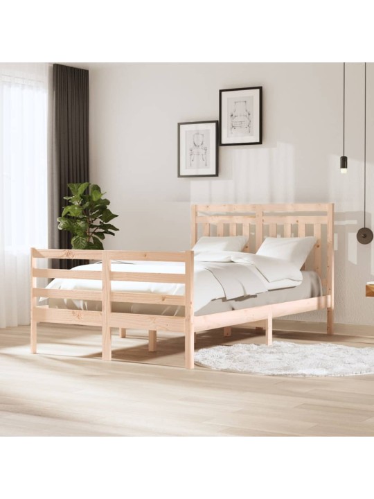 Rám postele 120 x 190 cm Small Double masivní dřevo