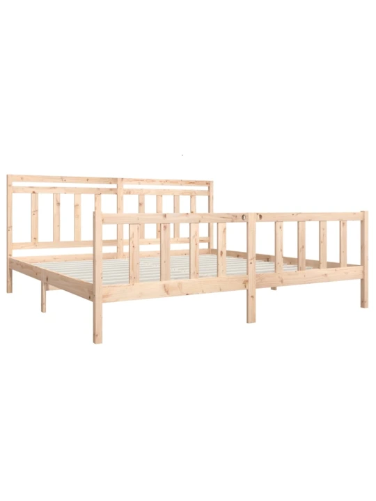 Rám postele masivní dřevo 200 x 200 cm