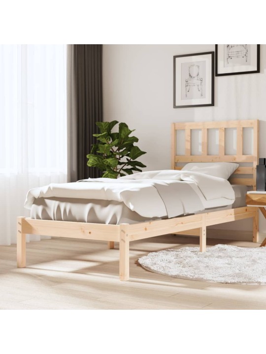 Rám postele 90 x 190 cm Single masivní borovice