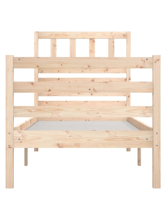 Rám postele 90 x 190 cm Single masivní dřevo