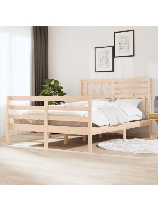 Rám postele 120 x 190 cm Small Double masivní dřevo