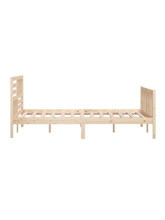 Rám postele 150 x 200 cm King Size masivní dřevo