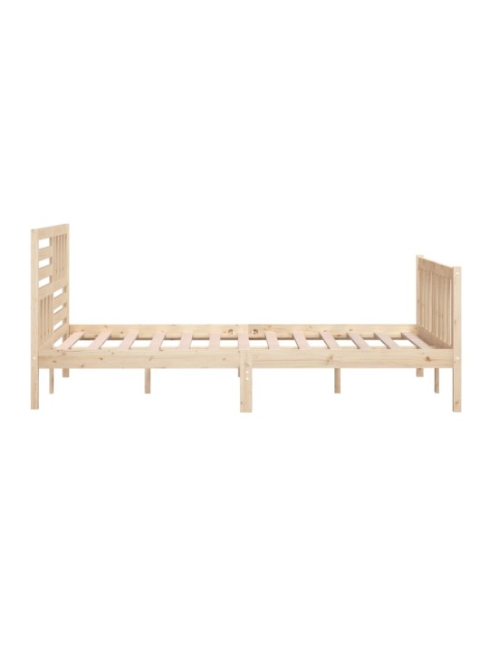 Rám postele 180 x 200 cm Super King masivní dřevo