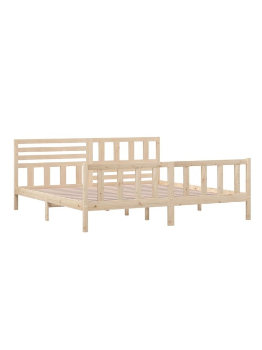 Rám postele masivní dřevo 200 x 200 cm