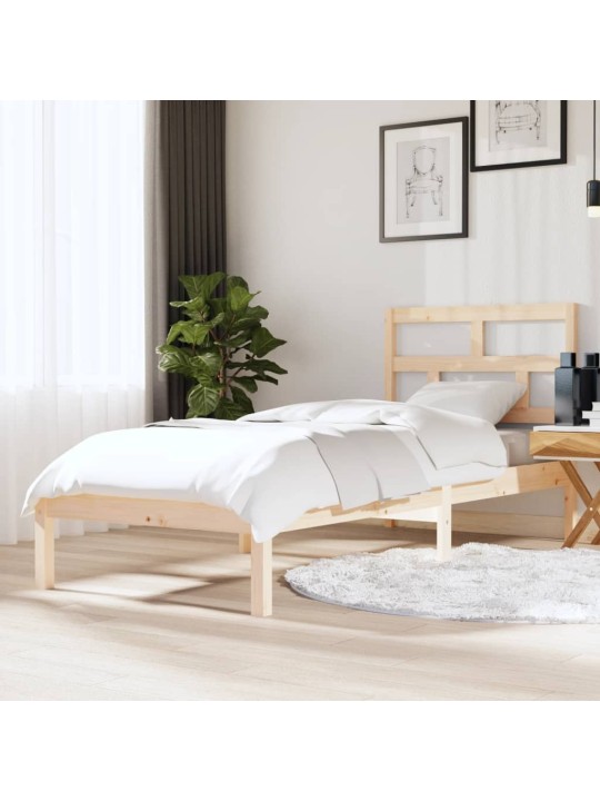 Rám postele 75 x 190 cm Small Single masivní dřevo